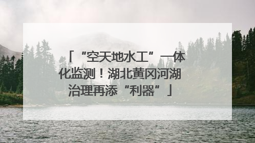 “空天地水工”一体化监测！湖北黄冈河湖治理再添“利器”