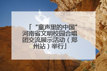 “童声里的中国”河南省文明校园合唱团交流展示活动（郑州站）举行