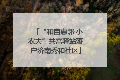 “和亩惠邻·小农夫”共富驿站落户济南秀和社区