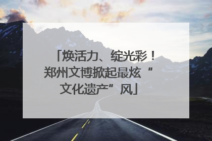 焕活力、绽光彩！郑州文博掀起最炫“文化遗产”风