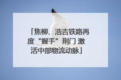 焦柳、浩吉铁路再度“握手”荆门 激活中部物流动脉