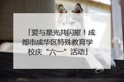 爱与星光共闪耀！成都市成华区特殊教育学校庆“六一”活动