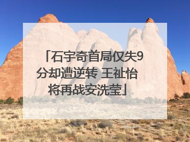 石宇奇首局仅失9分却遭逆转 王祉怡将再战安洗莹