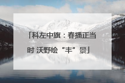 科左中旗：春播正当时 沃野绘“丰”景