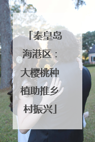 秦皇岛海港区：大樱桃种植助推乡村振兴