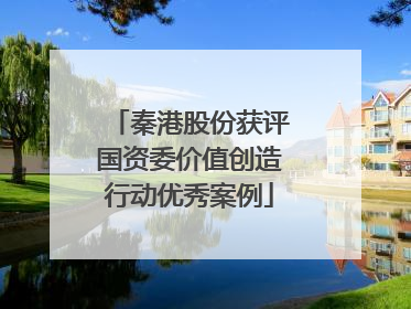秦港股份获评国资委价值创造行动优秀案例