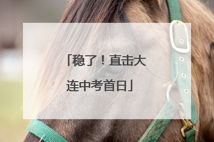 稳了！直击大连中考首日