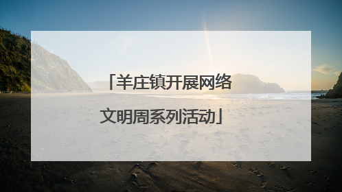 羊庄镇开展网络文明周系列活动