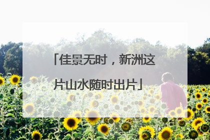 佳景无时，新洲这片山水随时出片