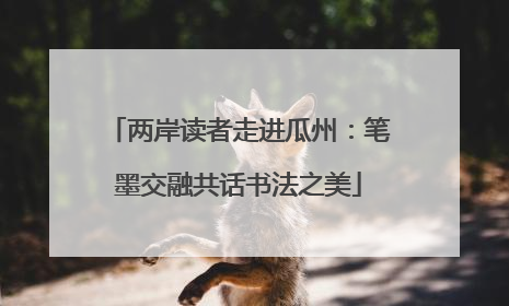 两岸读者走进瓜州：笔墨交融共话书法之美