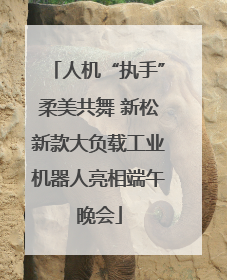 人机“执手”柔美共舞 新松新款大负载工业机器人亮相端午晚会