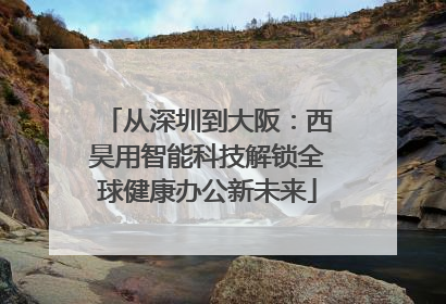 从深圳到大阪：西昊用智能科技解锁全球健康办公新未来