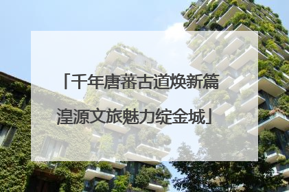 千年唐蕃古道焕新篇 湟源文旅魅力绽金城