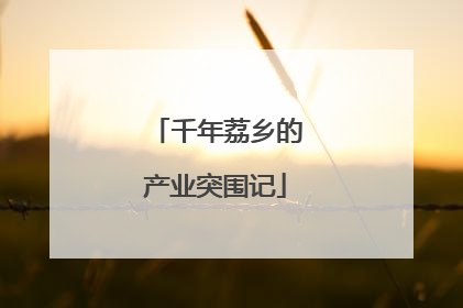 千年荔乡的产业突围记