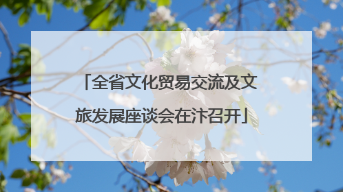 全省文化贸易交流及文旅发展座谈会在汴召开
