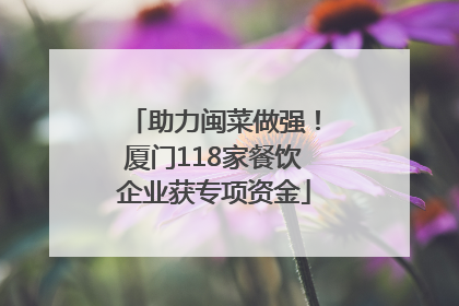 助力闽菜做强！厦门118家餐饮企业获专项资金