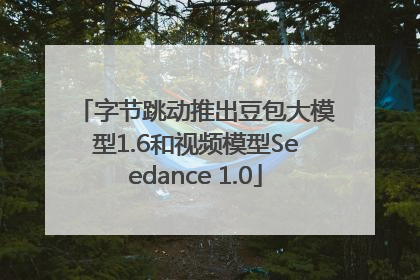 字节跳动推出豆包大模型1.6和视频模型Seedance 1.0