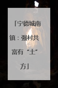 宁德城南镇：强村共富有“土”方