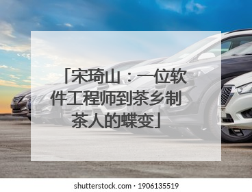 宋琦山：一位软件工程师到茶乡制茶人的蝶变