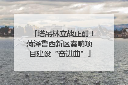 塔吊林立战正酣！菏泽鲁西新区奏响项目建设“奋进曲”