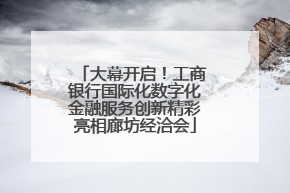大幕开启！工商银行国际化数字化金融服务创新精彩亮相廊坊经洽会