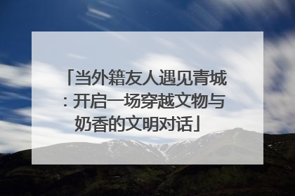 当外籍友人遇见青城：开启一场穿越文物与奶香的文明对话
