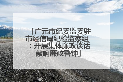 广元市纪委监委驻市经信局纪检监察组：开展集体廉政谈话 敲响廉政警钟