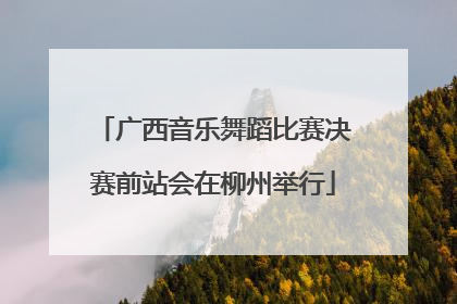广西音乐舞蹈比赛决赛前站会在柳州举行