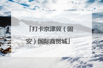 打卡京津冀（固安）国际商贸城
