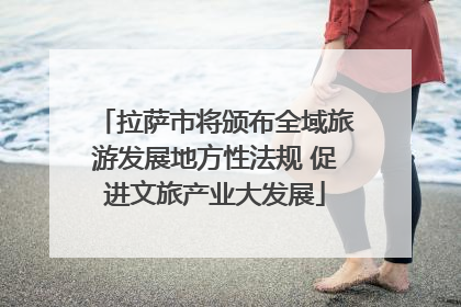 拉萨市将颁布全域旅游发展地方性法规 促进文旅产业大发展