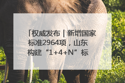 权威发布｜新增国家标准2964项，山东构建“1+4+N”标准化创新发展新格局