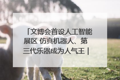 文博会首设人工智能展区 仿真机器人、第三代乐器成为人气王｜文博向“新”