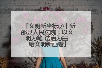 文明新坐标②丨新邵县人民法院：以文明为笔 法治为墨 绘文明新画卷