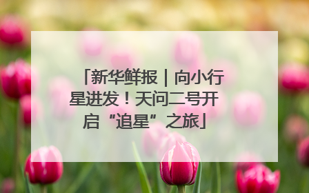 新华鲜报｜向小行星进发！天问二号开启“追星”之旅