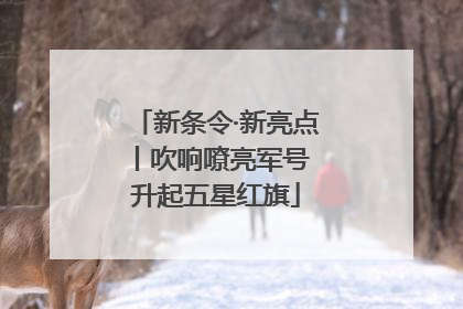 新条令·新亮点丨吹响嘹亮军号 升起五星红旗