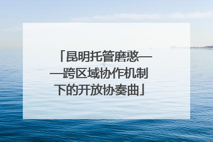 昆明托管磨憨——跨区域协作机制下的开放协奏曲