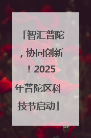 智汇普陀，协同创新！2025年普陀区科技节启动