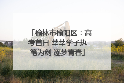 榆林市榆阳区：高考首日 莘莘学子执笔为剑 逐梦青春