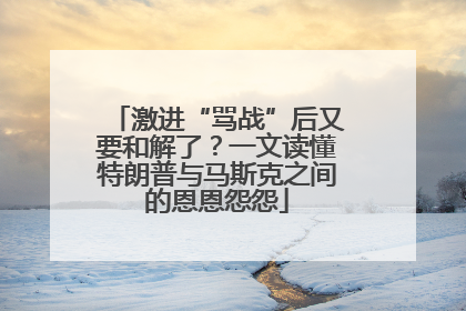 激进“骂战”后又要和解了？一文读懂特朗普与马斯克之间的恩恩怨怨