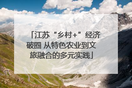 江苏“乡村+”经济破圈 从特色农业到文旅融合的多元实践