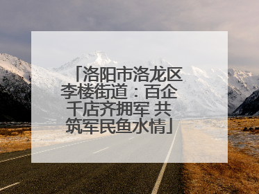 洛阳市洛龙区李楼街道：百企千店齐拥军 共筑军民鱼水情