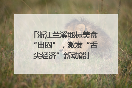 浙江兰溪地标美食“出圈”，激发“舌尖经济”新动能