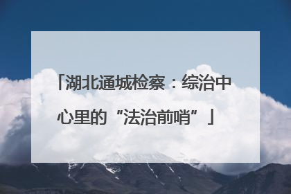 湖北通城检察：综治中心里的“法治前哨”