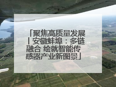 聚焦高质量发展丨安徽蚌埠：多链融合 绘就智能传感器产业新图景