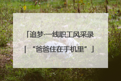 追梦·一线职工风采录｜“爸爸住在手机里”