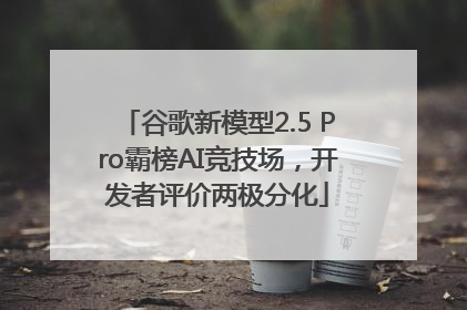 谷歌新模型2.5 Pro霸榜AI竞技场,开发者评价两极分化