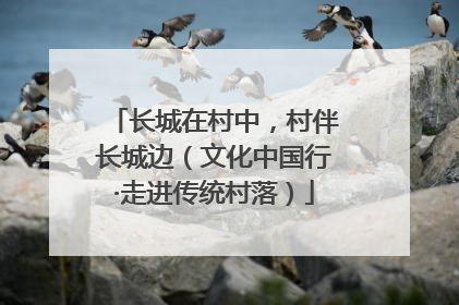 长城在村中，村伴长城边（文化中国行·走进传统村落）