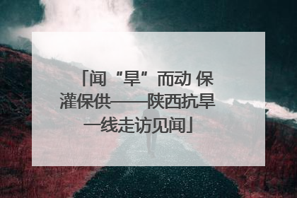 闻“旱”而动 保灌保供——陕西抗旱一线走访见闻