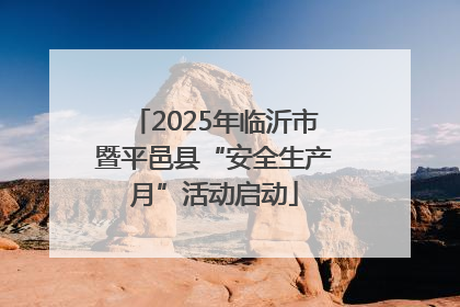 2025年临沂市暨平邑县“安全生产月”活动启动