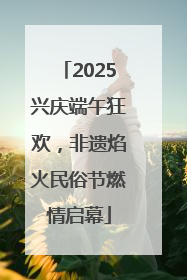 2025兴庆端午狂欢，非遗焰火民俗节燃情启幕